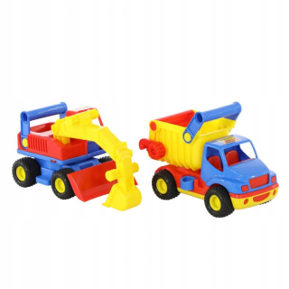 Brodivých vtákov 0452 Car-sklápač + rýpadlo