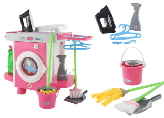 Veľký set WADER 48103 Práčka Žehlička 24 Elem