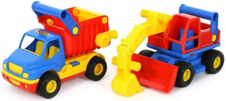WADER EXCAVATOR LOADER + Truck 0452