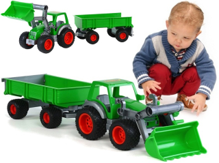 Brodivých vtákov Traktor s túre + Rubber prívesu koleso 8817