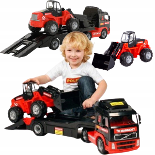 WADER Volvo Mammoet Truck Odťahové vozidlo Rýpadlo 90 cm