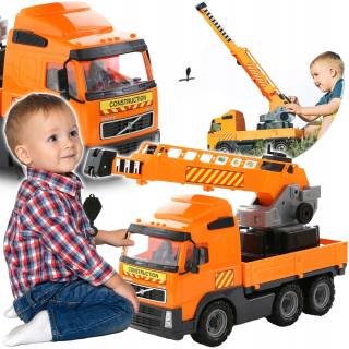 Wader Veľký Truck Volvo Rotujúce žeriav 8824