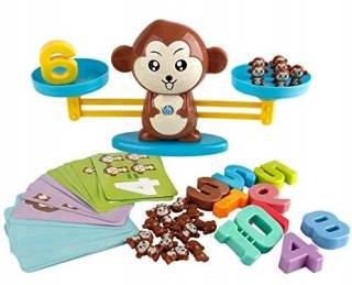 VZDUCHOVÁ HRA VZDELÁVACIA MATEMATIKA STUPNICE MONKEY