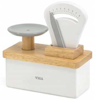 WEIGHT šedobiela výlohy 44526 VIGA
