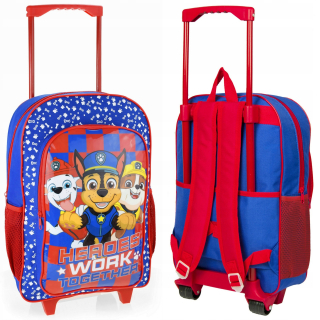 Detský kufor - Kufrón Baby Backpack Psi Patrol auta Spider