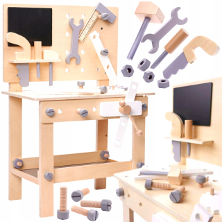 Drevený stôl WORKSHOP TOOL KIT XXL