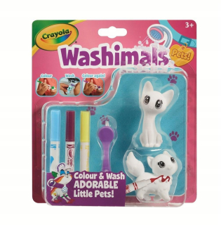 WASHIMALS CATS CRAYOLA, CRAYOLA