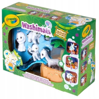 WASHIMALS safari zvierat sfarbenie Crayola