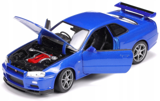 Welly Auto Metal Nissan Skyline GT-R (R34) 01:24