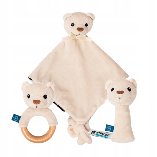 WHISBEAR hrkálku, teether, plošné Doudou KIT