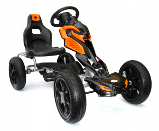 Kára na pedále - Veľký GoKart na pedále 5-12LAT SCOUT ORANGE 4KIDS