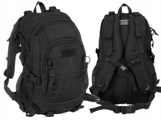 Školská taška, batoh - Vojenské taktické batohys Spear Lasercut Black 35L