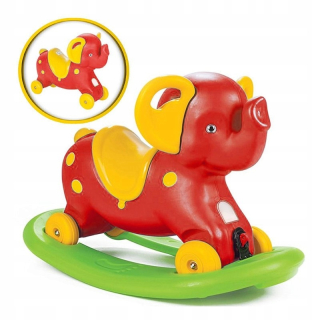 WOOPIE Bujak na Elephant jazda na hojdacej 2v1 Worm