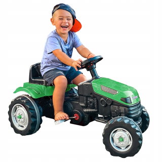 Woopie veľký traktor traktor na zelených pedále