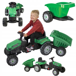 Woop obrovský Max traktor na pedále s prívesom