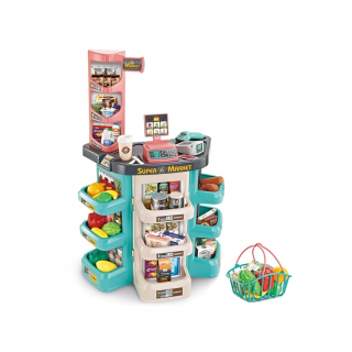 Woopie shop supermarket nákupný košík skenera k