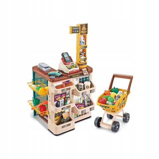 WOOPIE Shop Supermarket trolejbus Hmotnosť Cash Skane