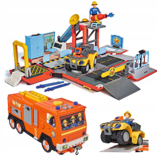 Fireman Sam oheň hasičskej stanice JUPITER 2W1 QUAD +