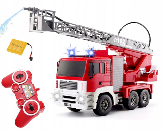 Fire Truck Fire Brigade vzdialene kontrolovaná voda
