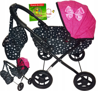 Kočík kočikárne DOLLS pre hlboké GONDOLA + BAG