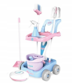 TROLLEY CLEANING KIT MOP + VACUUM ROBOT
