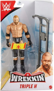 WWE Wrekkin '. Figúrka Triple H s rebríkom na cl ...