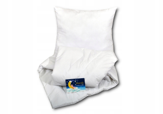 Detský paplón a vankúš - Plochý vankúš Miś Muslin Grey 40/30