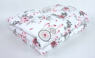 Detský paplón a vankúš - Farebný anti -allergický výplň 100x135 chytač