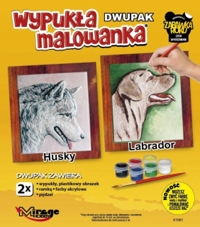 Sfarbenie konvexné double pack HUSKY- Labrador PSI