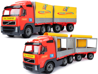 WADER VOLVO Veľký kamión s Tarpaulin Trailer