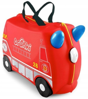 Detský kufor - REASTOUT RIDING FIRE TRUCK