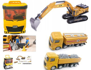 Case rýpadlo Kovové stavebné Cars figúrky 8576