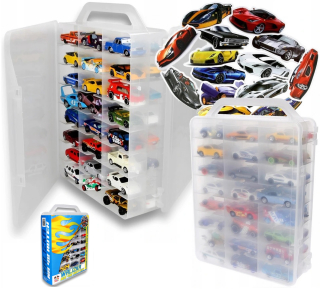 Kufor na aute Hot Wheels Cars 48 miest + zadarmo