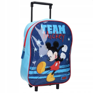 Detský kufor - Kufrík na kolesách - Školská taška Mickey Mouse