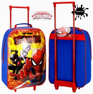 Detský kufor - Cestovný kufor na kolesách detí Spider Man