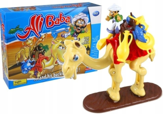 Šťastná rodinná hra Alibaba osedlať ťavu