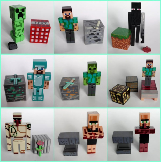 Minecraft - Veľký súbor Minecraft Creeper 26el TnT