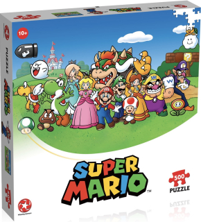 Výherné ťahy puzzle super Mario 500 dielikov