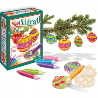 Zafarbené sklenené guľôčky Christmas SentoSphere