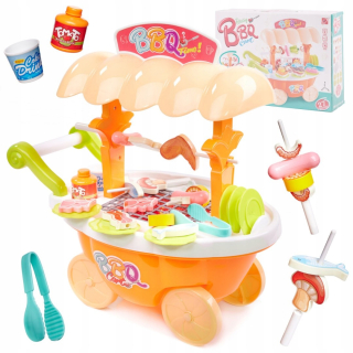 Vozík barbecue kuchyňa na kočík 27el zvuky.
