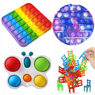Extrudované hračky proti stresu toyset x 21