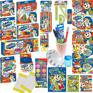 Školská ložiská Bambino XXL sada lakovacích pastelkov