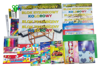 Plastová školská layette 34 prvky Bambino as