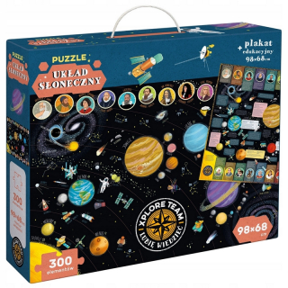 XT puzzle 300 el. Solárny systém + XXL poster