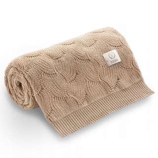 Prikrývka, prehozy na posteľ - Yosoy prikrývky vlny Eco Cotton 80x100 béžová