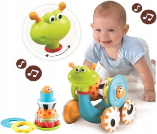 Yookidoo Music Snail pre Craucing 40113