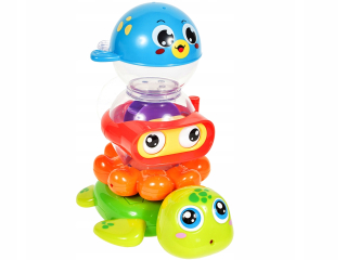 Bath Toy Prepadová pyramída korytnačka potápač