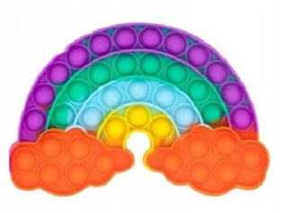 Zmyslová hračka Magic pop it Push Bubble Rainbow