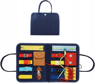 Senzorové hračka Vzdelávacie Suitcase Montessori