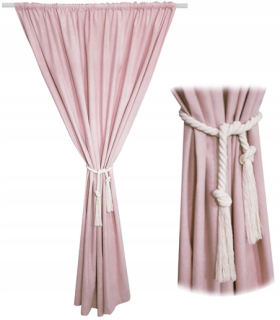 Detské závesy - Detská opona pre miestnosť Pink 145x230